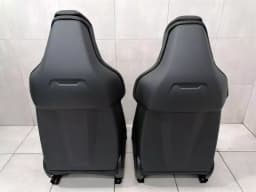 PORSCHE Porsche Taycan 9J Seat TAYCAN Seat ALCANTARA COATS OF ARMS LOGO GTS SPORT DESIGN — thumbnail 10