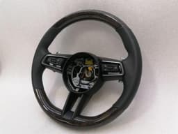 PORSCHE Porsche Steering Wheel 992 Wood Steering Wheel 992 GTS WOOD VENEER HEATED PDK TURBO — thumbnail 3