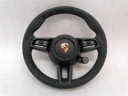 PORSCHE Porsche Taycan 9J steering wheel steering wheel GTS carbon Alcantara heated 36 cm — thumbnail 1