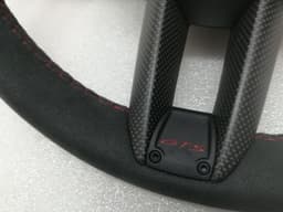 PORSCHE Porsche Taycan 9J steering wheel steering wheel GTS carbon Alcantara heated 36 cm — thumbnail 3