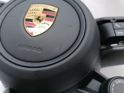 PORSCHE Porsche Taycan 9J steering wheel steering wheel GTS carbon Alcantara heated 36 cm — thumbnail 7