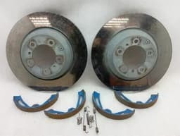PORSCHE Porsche Taycan 9J brake disc rear 9J1615601 set PSCB brake disc rear set — thumbnail 1