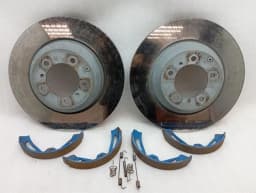PORSCHE Porsche Taycan 9J brake disc rear 9J1615601 set PSCB brake disc rear set — thumbnail 9