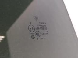 PORSCHE Porsche Taycan 9J left rear door glass 9J1845025A door window rear left — thumbnail 3