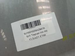 PORSCHE Porsche Taycan 9J Alloy Wheel 9J1601029AD 11.5J X21 ET66 Alloy Wheel — thumbnail 9