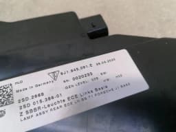 PORSCHE Porsche Taycan 9J left rear light 9J1945091E taillight rear left defect — thumbnail 9