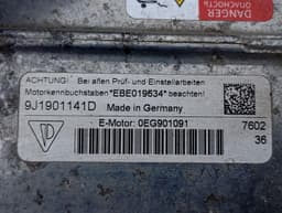 PORSCHE PORSCHE TAYCAN TURBO S 9J EBEA Engine 9J1901141D EBE REAR AXLE MOTOR — thumbnail 5