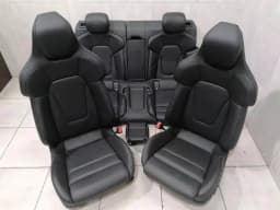 PORSCHE Porsche Taycan 9J Seat Interior Leather Interior in Black Turbo S Seat — thumbnail 1