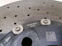 PORSCHE Porsche Taycan 9J brake disc front 971615302N brake disc front PCCB — thumbnail 9