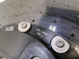 PORSCHE Porsche Taycan 9J brake disc front 971615302N brake disc front PCCB — thumbnail 5