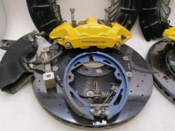 PORSCHE Porsche Taycan 9J brake caliper 9J1615404AF REAR brake caliper carbon PCCB 971 — thumbnail 3