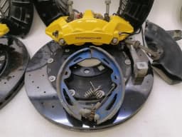 PORSCHE Porsche Taycan 9J brake caliper 9J1615404AF REAR brake caliper carbon PCCB 971 — thumbnail 2