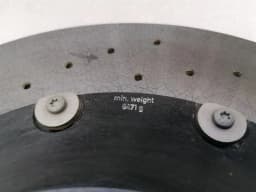 PORSCHE Porsche Taycan 9J brake caliper 9J1615404AF REAR brake caliper carbon PCCB 971 — thumbnail 6