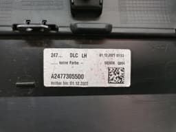 MERCEDES-BENZ Mercedes EQA H243 EQA350 body moulding rear left A2477305500 strip AMG styling — thumbnail 7