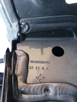 MERCEDES-BENZ Mercedes EQA H243 EQA350 left front chassis leg A2436201901 left front wheelhouse — thumbnail 6