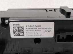 AUDI Audi E-tron GT Car Climate Control 4J3820043D Air Conditioning Control Panel A/C — thumbnail 7