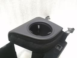 PORSCHE Porsche Taycan 9J cup holder leather 9J1858570A RHD right-hand drive — thumbnail 3