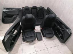 BMW BMW iX3 G08 X3 seat set m-sport rhd seats SPORT 2021 LEATHER BLACK — thumbnail 1