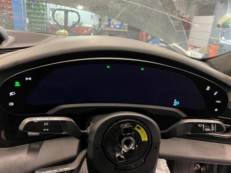 PORSCHE PORSCHE TAYCAN 9J Instrument Cluster 9J1920911D Speedometer TURBO S CLUSTER