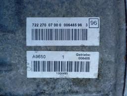 PORSCHE Porsche 911 996 Turbo Gearbox A96.50 Transmission 1006485 2002-2005 A9650 — thumbnail 10