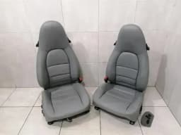 PORSCHE Porsche 911 996 seat interior grey seats seats leather leather set electric — thumbnail 1