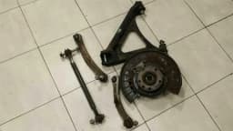 PORSCHE Porsche Cayenne 958 92A Left Rear Hub 95833161101 Wheel Bearing Housing Rear Left — thumbnail 7