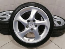 PORSCHE 18 R18 Porsche 911 996 TURBO Alloy Wheel SET 99636213604 Alloy Rims 8J 11J SET — thumbnail 5