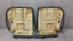PORSCHE PORSCHE CAYENNE 958 92A REAR BACKREST SET WITH ARMREST / GRAY LEATHER REAR SEAT — thumbnail 8