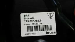 PORSCHE Porsche Cayenne 958 92A Front Door Winder 7P5837755B Window Regulator Front Left — thumbnail 2