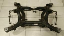 PORSCHE Porsche Cayenne 958 92A subframe rear 95833103103 axle frame rear axle set — thumbnail 2