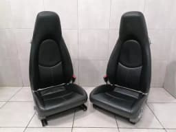 PORSCHE PORSCHE 911 997 MK1 TURBO SEAT SET 997 RIGHT HAND DRIVE RHD MK1 12-WAY — thumbnail 1