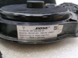 PORSCHE PORSCHE 911 997 CONVERTIBLE SPEAKER SET BOSE 99764556700 RIGHT HAND DRIVE RHD — thumbnail 5