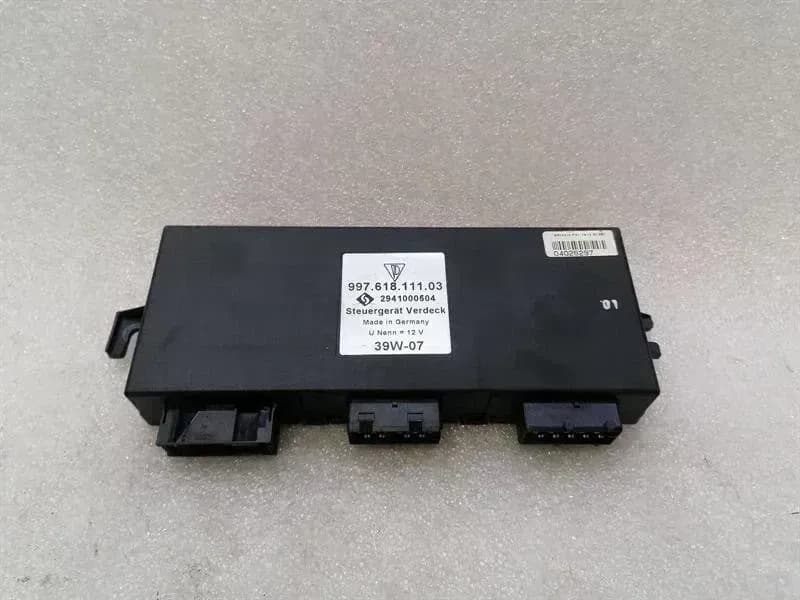 Porsche 911 997 convertible roof control module 99761811103 hood control unit