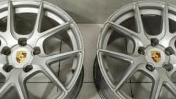PORSCHE Pair 2 x Porsche 911 997 Alloy Wheel alloy rim 19 11J rear rear — thumbnail 4