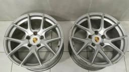 PORSCHE Pair 2 x Porsche 911 997 Alloy Wheel alloy rim 19 11J rear rear — thumbnail 2