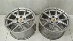 PORSCHE Pair 2 x Porsche 911 997 Alloy Wheel alloy rim 19 11J rear rear — thumbnail 1