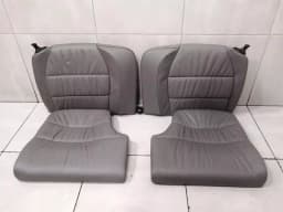 PORSCHE Porsche 911 996 rear seatpad set 9965225216 rear seat leather grey — thumbnail 1