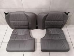 PORSCHE Porsche 911 996 rear seatpad set 9965225216 rear seat leather grey — thumbnail 2