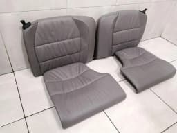 PORSCHE Porsche 911 996 rear seatpad set 9965225216 rear seat leather grey — thumbnail 3