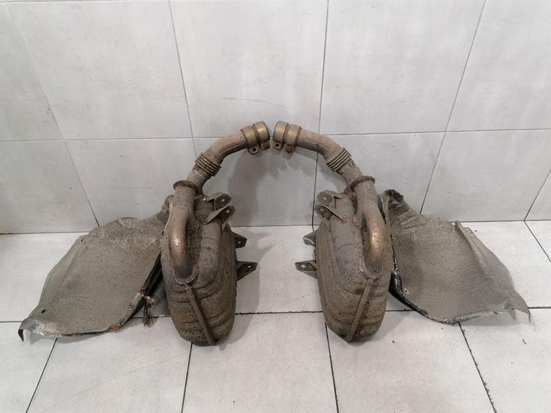 Porsche 911 996 exhaust silencer set 99611113257 exhaust muffler set