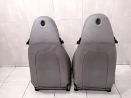 PORSCHE Porsche 911 996 seat set 996 seat set right handlebar rhd grey logo — thumbnail 7