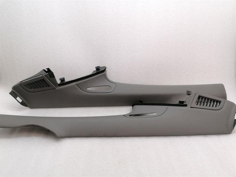 Porsche 911 996 C-Post Cover Grey Leather Set 99655518703 Trim C-Pillar