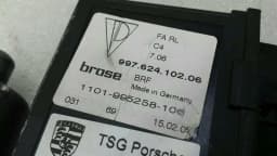 PORSCHE Porsche 911 997 door window motor 99762410206 window regulator motor — thumbnail 5