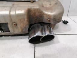 PORSCHE Porsche 911 996 Exhaust Silencer 99611102775 Exhaust Turbo X54 Steel Tailpipes — thumbnail 2