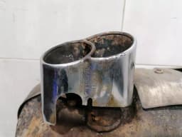 PORSCHE Porsche 911 996 Exhaust Silencer 99611102775 Exhaust Turbo X54 Steel Tailpipes — thumbnail 5