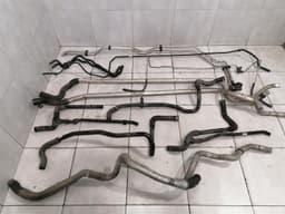 PORSCHE Porsche 911 996 turbo cooling pipe set 99657218106 coolant hose hose — thumbnail 1