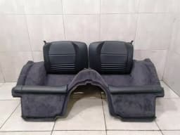 PORSCHE Porsche 911 996 rear seatpad set/rear metropol blue seat coupe — thumbnail 1