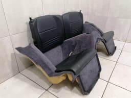 PORSCHE Porsche 911 996 rear seatpad set/rear metropol blue seat coupe — thumbnail 3
