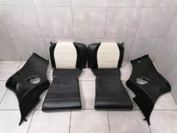 PORSCHE Porsche 911 996 rear seatpad set 99652201113 rear seat set convertible — thumbnail 1