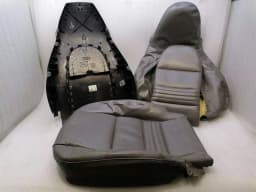 PORSCHE Porsche 911 996 Right Seat Leather Cover Set GREY Right Seat Leather Trim — thumbnail 1